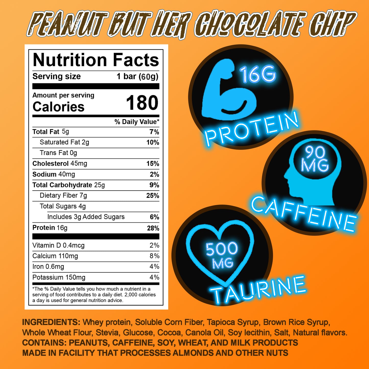 Peanut But Her Choc Chip - 12 Bar box